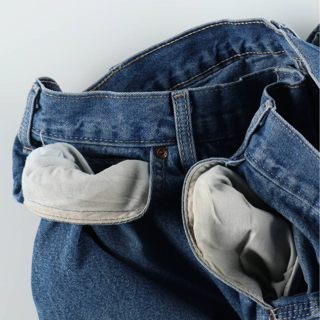 Dickies denim painter pants for men, equivalent to W37 cotton blue type Vintage Second Hand