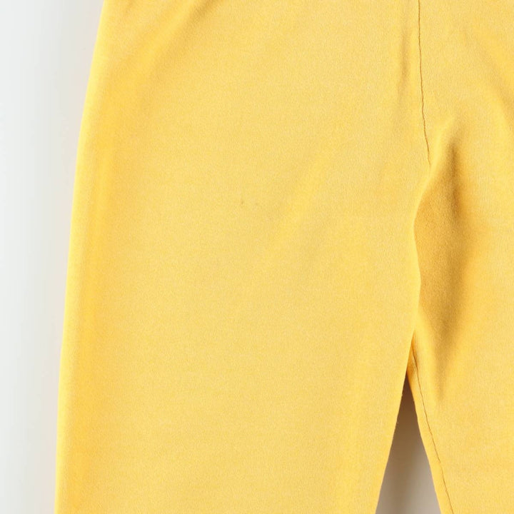 90'S Russell sweatpants, made in USA, men's size L, vintage polyester yellow type Vintage Second Hand