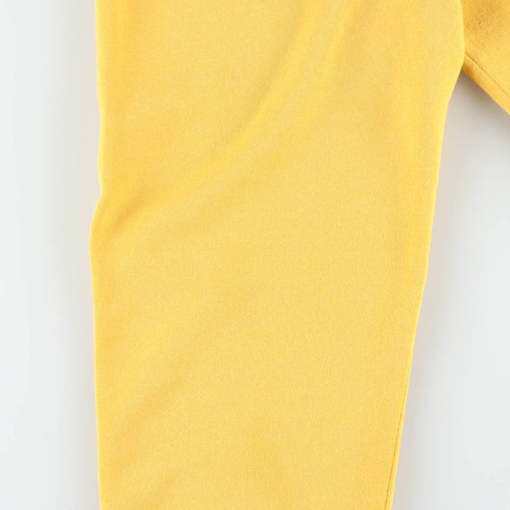 90'S Russell sweatpants, made in USA, men's size L, vintage polyester yellow type Vintage Second Hand
