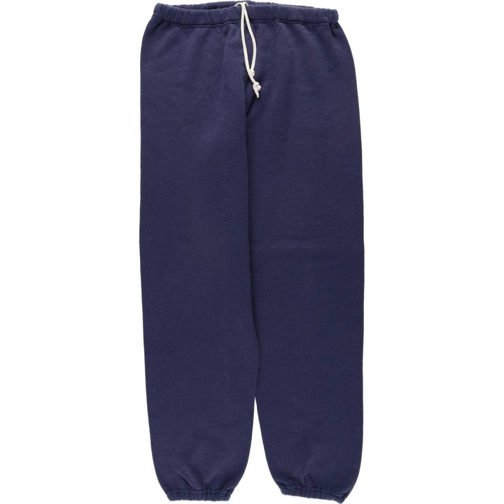 80s-90'S Jerzees sweatpants, made in USA, men's size M, vintage. cotton navy blue type Vintage Second Hand