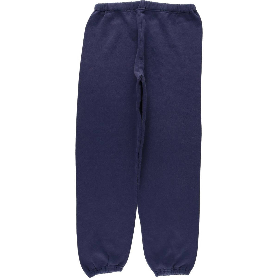 80s-90'S Jerzees sweatpants, made in USA, men's size M, vintage. cotton navy blue type Vintage Second Hand
