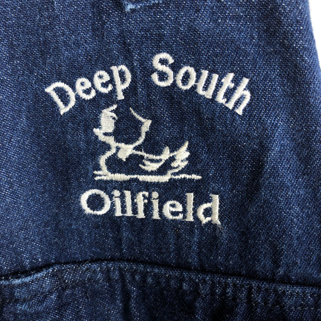 Carhartt Relaxed Fit Long-Sleeve Denim Western Shirt, Men's Size XL (approx.) cotton blue type Vintage Second Hand