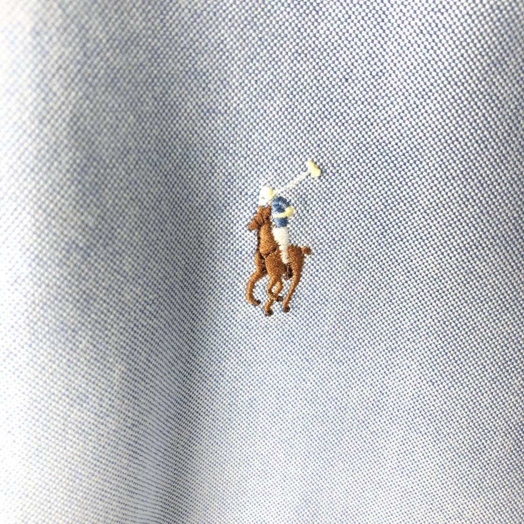 Ralph Lauren Classic Fit Long Sleeve Button Down Shirt Men's XL cotton Blue type light blue Vintage Second Hand