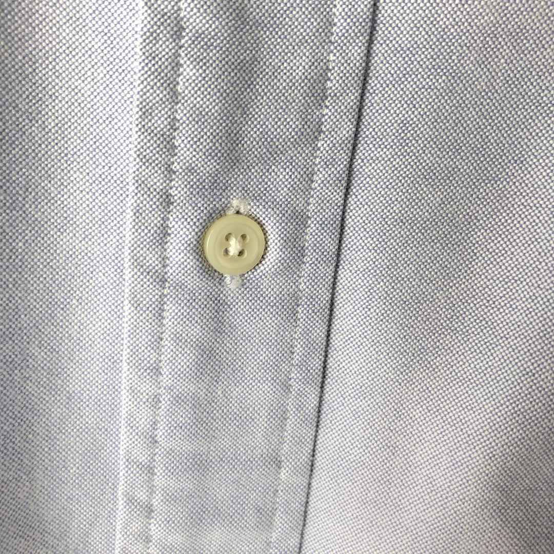 Ralph Lauren YARMOUTH long sleeve button down shirt, men's size M cotton blue type Vintage Second Hand