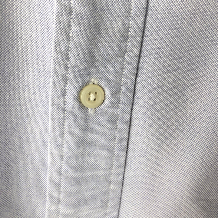Ralph Lauren YARMOUTH long sleeve button down shirt, men's size M cotton blue type Vintage Second Hand