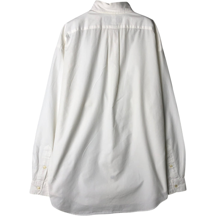 Ralph Lauren BLAKE long sleeve button down shirt, men's size M cotton white type Vintage Second Hand