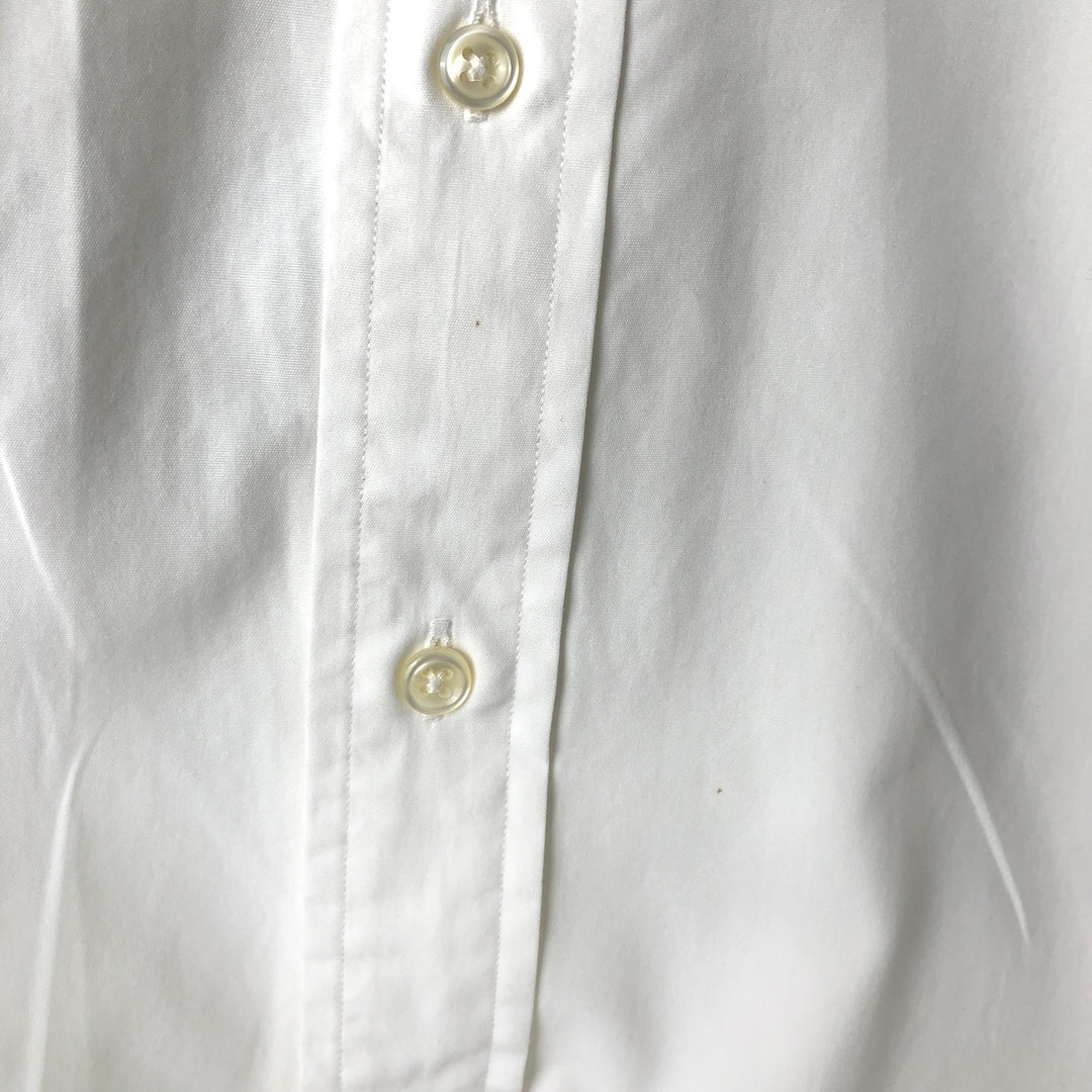 Ralph Lauren BLAKE long sleeve button down shirt, men's size M cotton white type Vintage Second Hand