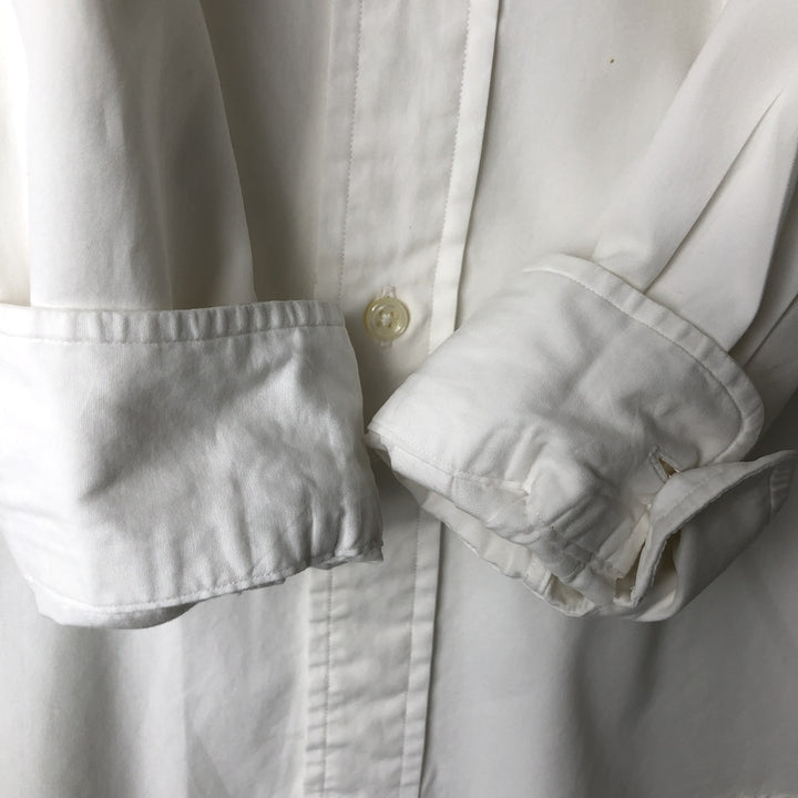 Ralph Lauren BLAKE long sleeve button down shirt, men's size M cotton white type Vintage Second Hand