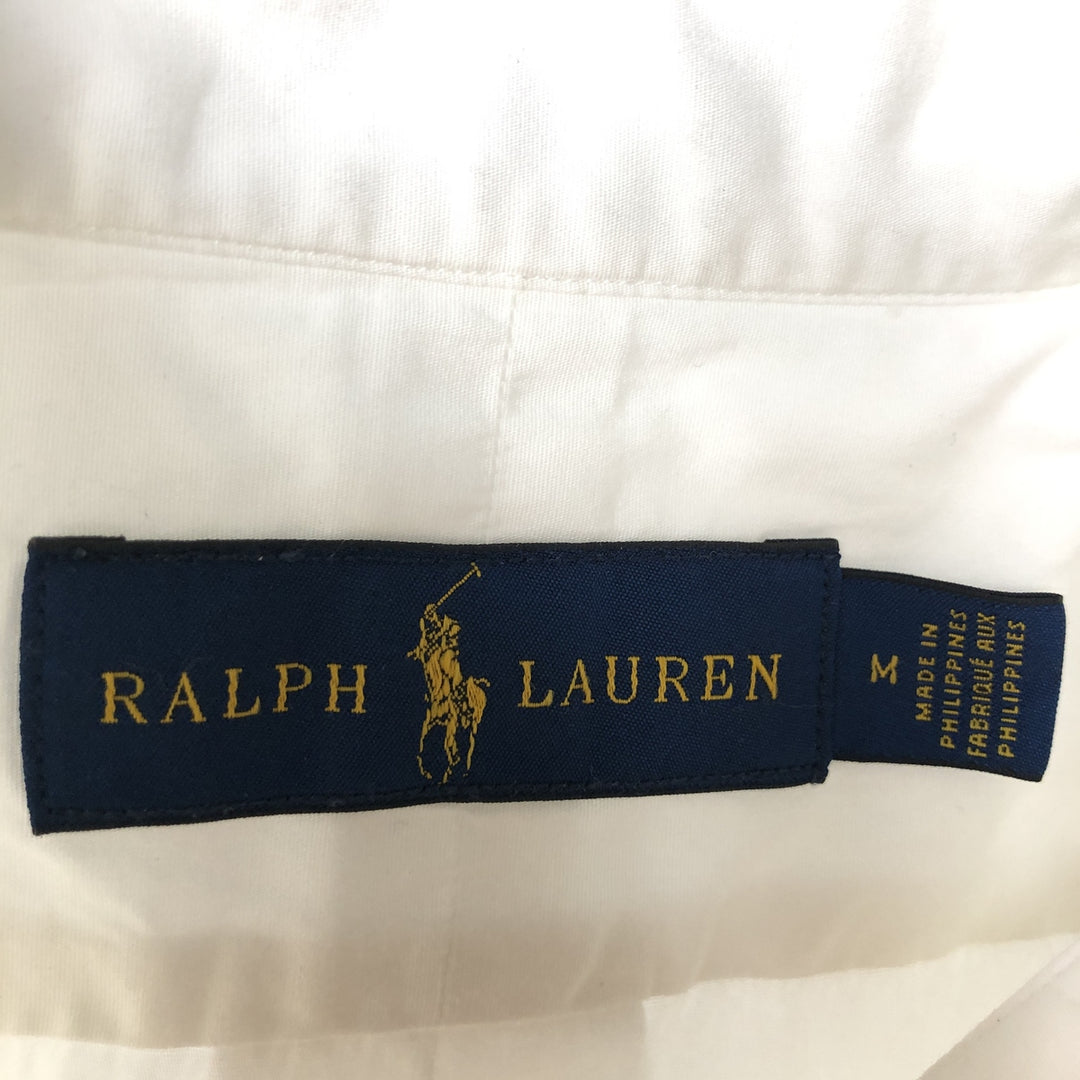 Ralph Lauren BLAKE long sleeve button down shirt, men's size M cotton white type Vintage Second Hand