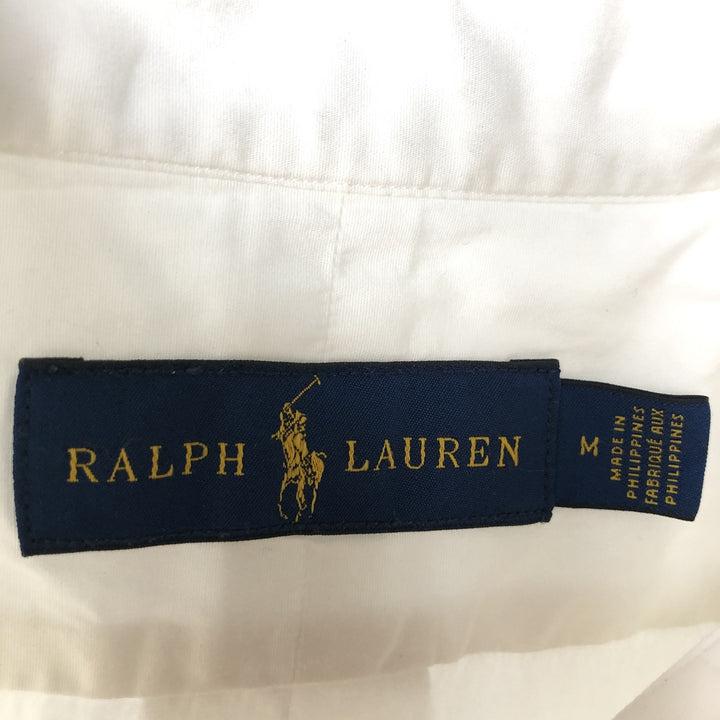 Ralph Lauren BLAKE long sleeve button down shirt, men's size M cotton white type Vintage Second Hand