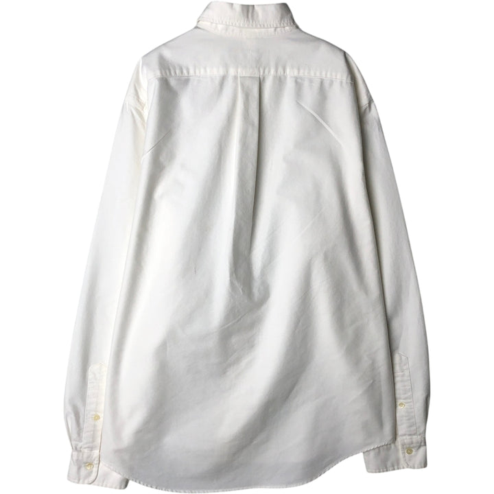 Ralph Lauren Classic Fit Long Sleeve Button Down Shirt, Men's Size L cotton white type Vintage Second Hand