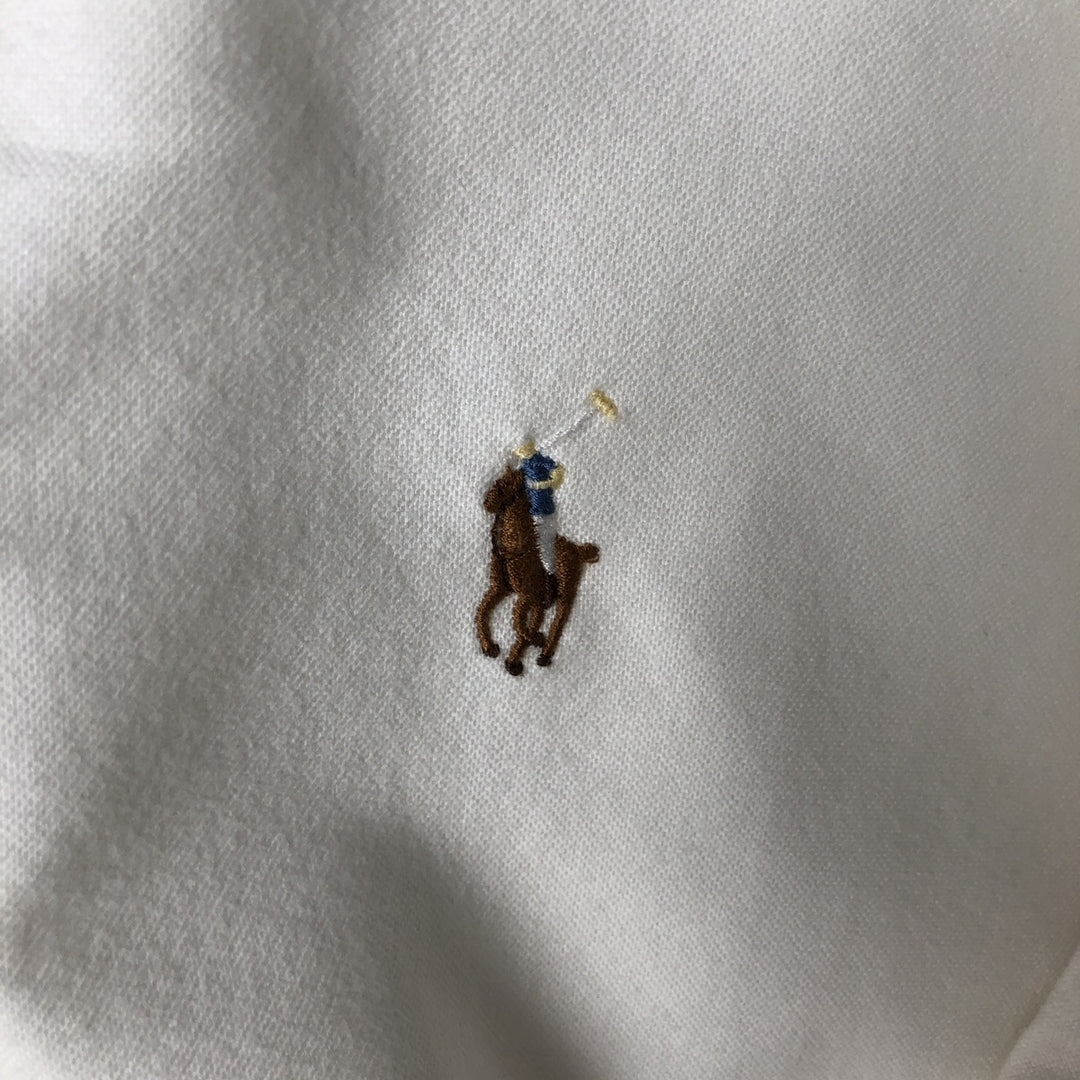 Ralph Lauren Classic Fit Long Sleeve Button Down Shirt, Men's Size L cotton white type Vintage Second Hand