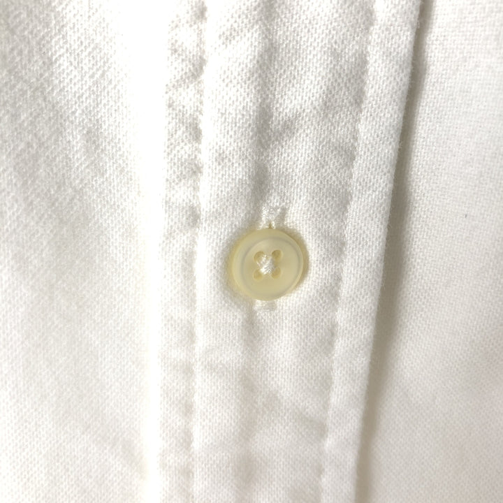 Ralph Lauren Classic Fit Long Sleeve Button Down Shirt, Men's Size L cotton white type Vintage Second Hand