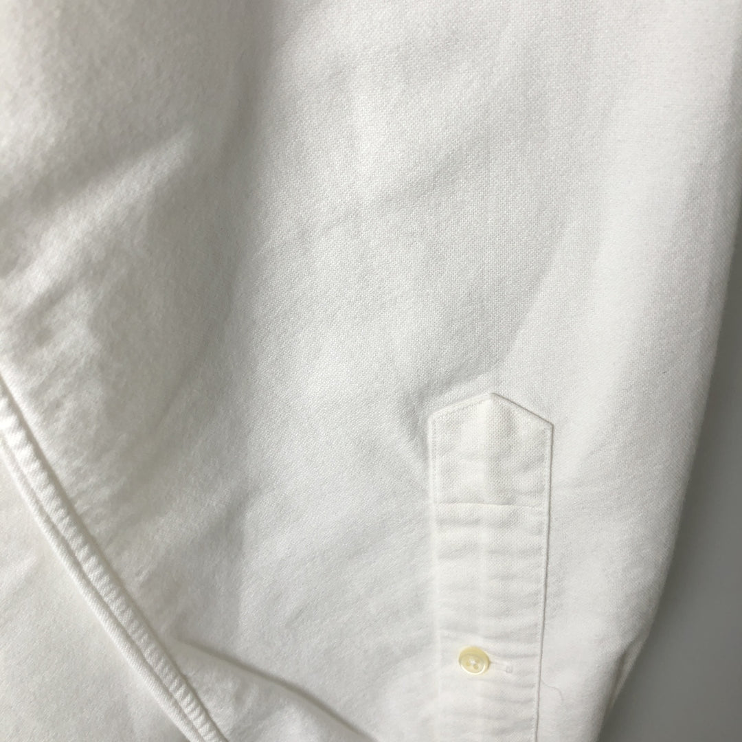 Ralph Lauren Classic Fit Long Sleeve Button Down Shirt, Men's Size L cotton white type Vintage Second Hand