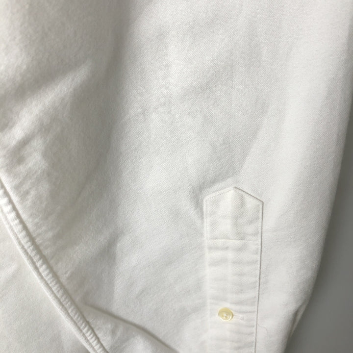 Ralph Lauren Classic Fit Long Sleeve Button Down Shirt, Men's Size L cotton white type Vintage Second Hand