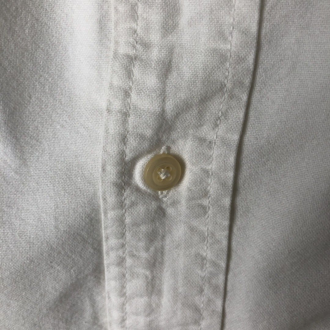 2000'S Ralph Lauren RALPH LAUREN JEANS CO. Long-sleeved button-down shirt, men's size L (approx.) cotton white type Vintage Second Hand
