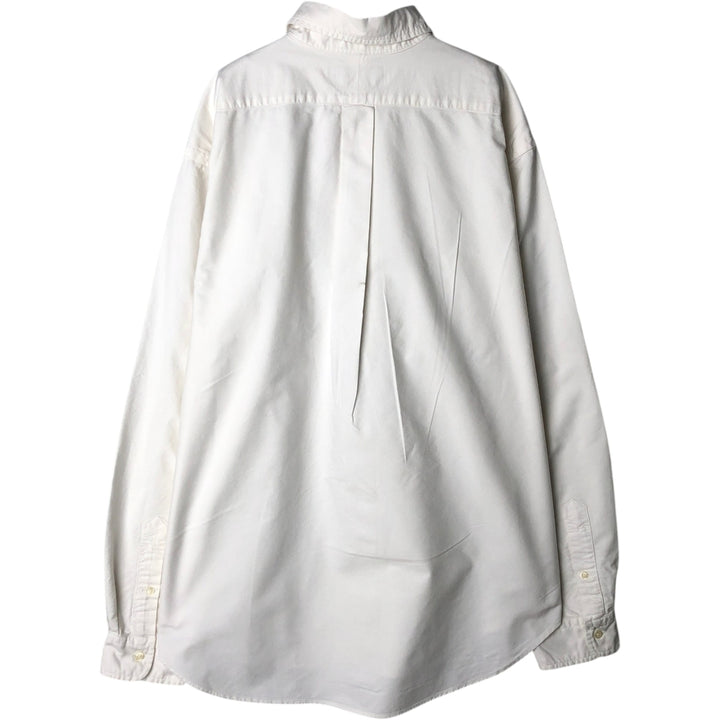Ralph Lauren Classic Fit Long Sleeve Button Down Shirt Men's XL cotton white type Vintage Second Hand