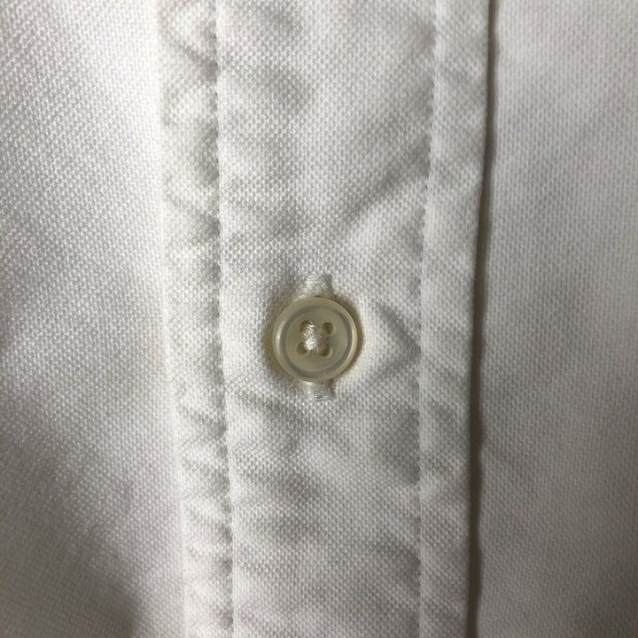 Ralph Lauren Classic Fit Long Sleeve Button Down Shirt Men's XL cotton white type Vintage Second Hand