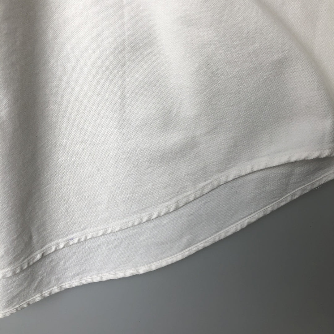 Ralph Lauren Classic Fit Long Sleeve Button Down Shirt Men's XL cotton white type Vintage Second Hand