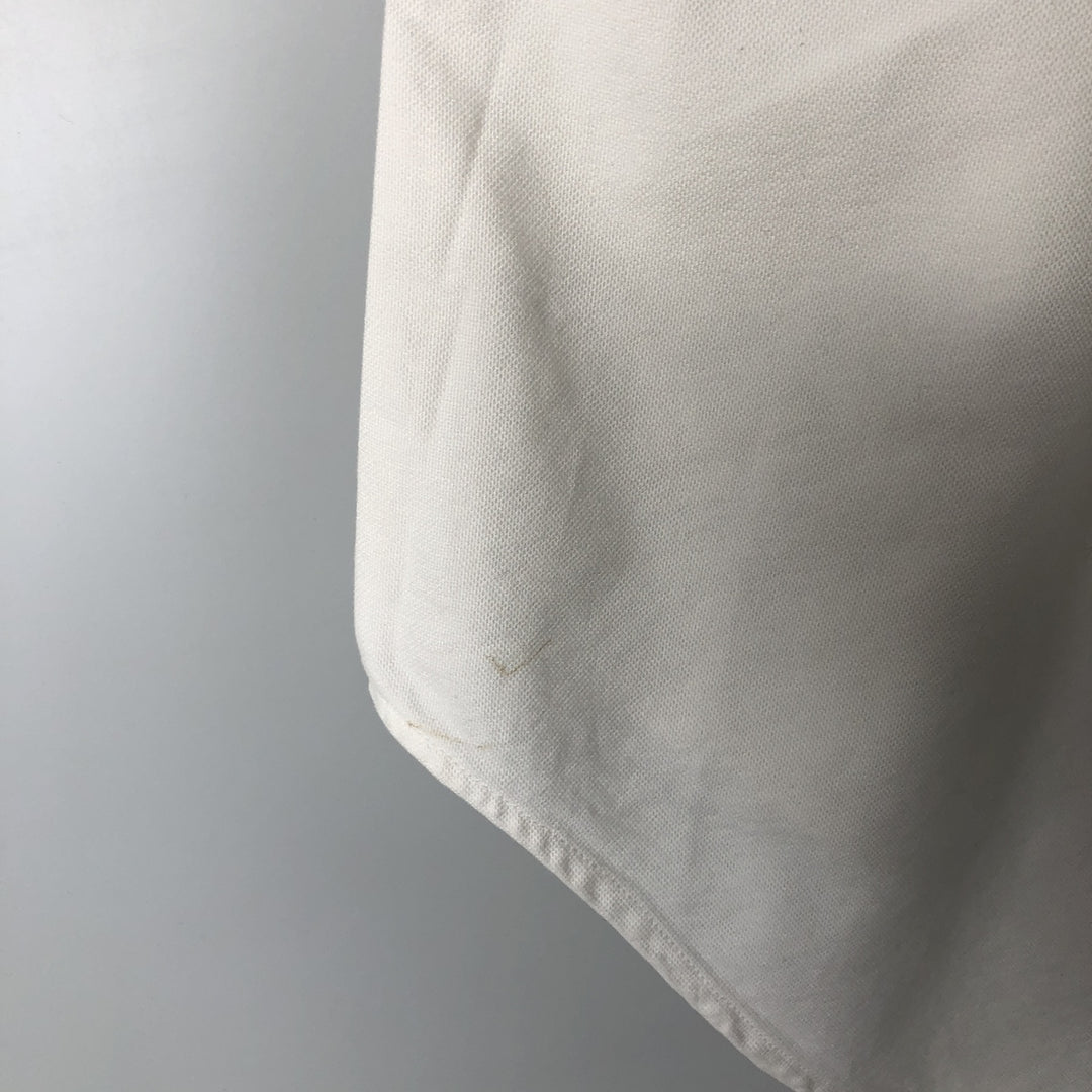 Ralph Lauren Classic Fit Long Sleeve Button Down Shirt Men's XL cotton white type Vintage Second Hand