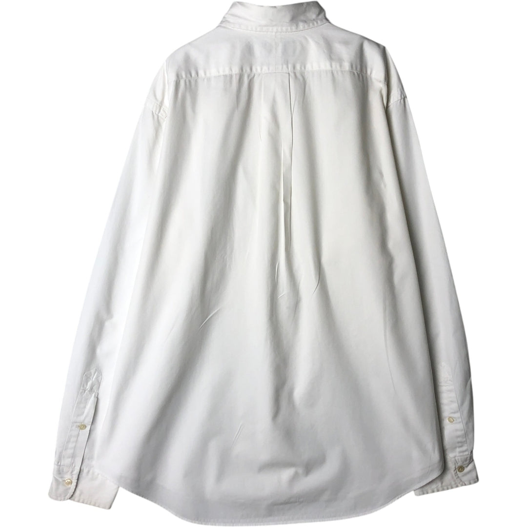 Ralph Lauren Classic Fit Long Sleeve Button Down Shirt, Men's Size L cotton white type Vintage Second Hand