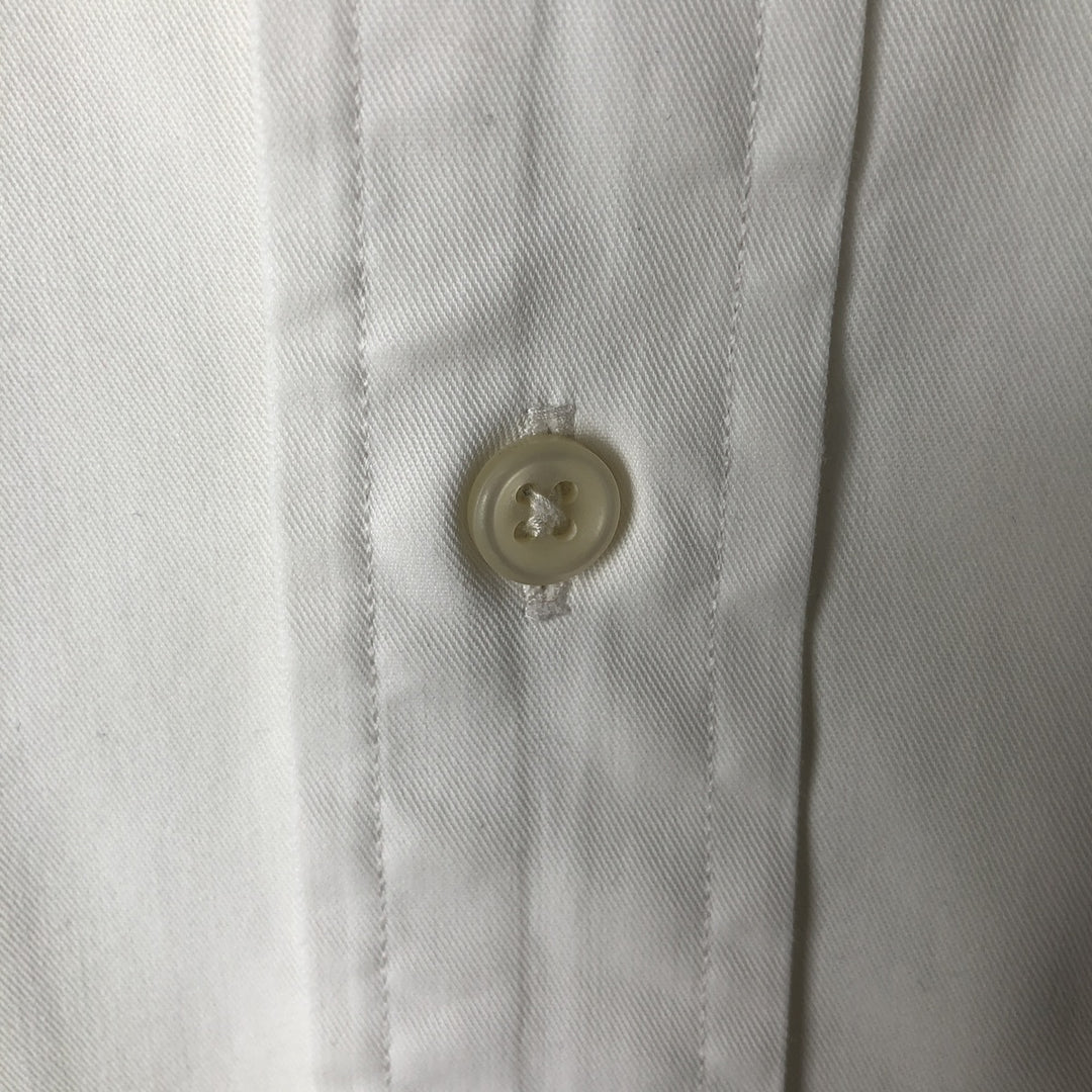 Ralph Lauren Classic Fit Long Sleeve Button Down Shirt, Men's Size L cotton white type Vintage Second Hand