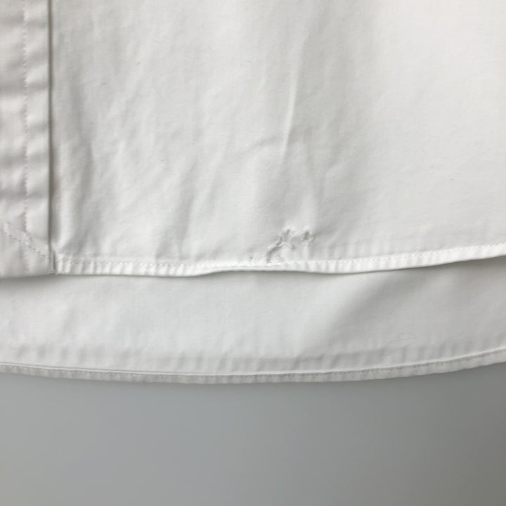Ralph Lauren Classic Fit Long Sleeve Button Down Shirt, Men's Size L cotton white type Vintage Second Hand