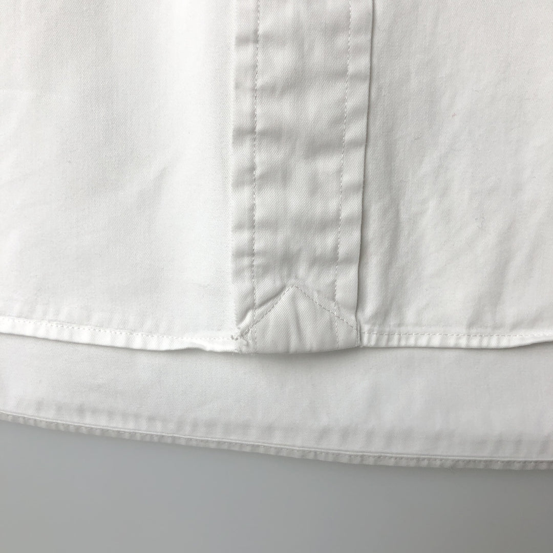 Ralph Lauren Classic Fit Long Sleeve Button Down Shirt, Men's Size L cotton white type Vintage Second Hand