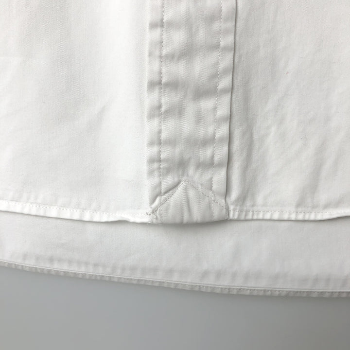 Ralph Lauren Classic Fit Long Sleeve Button Down Shirt, Men's Size L cotton white type Vintage Second Hand