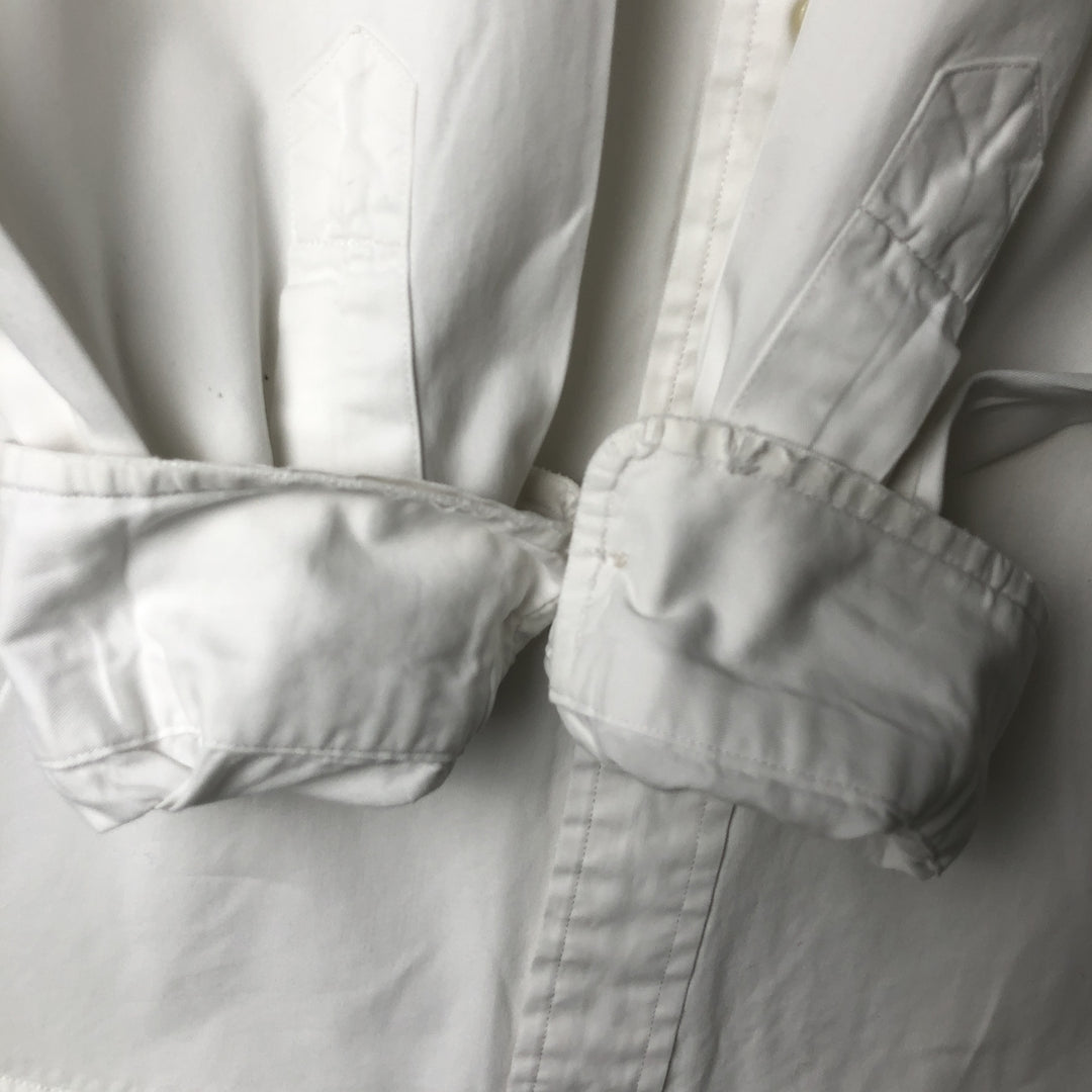 Ralph Lauren Classic Fit Long Sleeve Button Down Shirt, Men's Size L cotton white type Vintage Second Hand