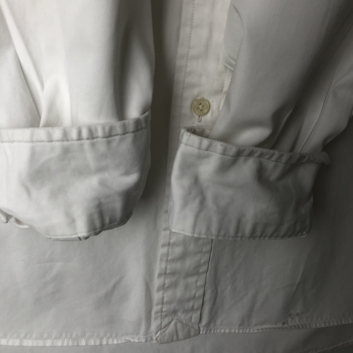 Ralph Lauren Classic Fit Long Sleeve Button Down Shirt, Men's Size L cotton white type Vintage Second Hand