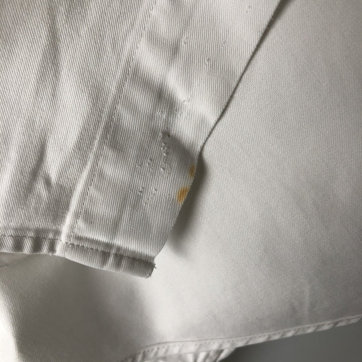 Ralph Lauren Classic Fit Long Sleeve Button Down Shirt, Men's Size L cotton white type Vintage Second Hand