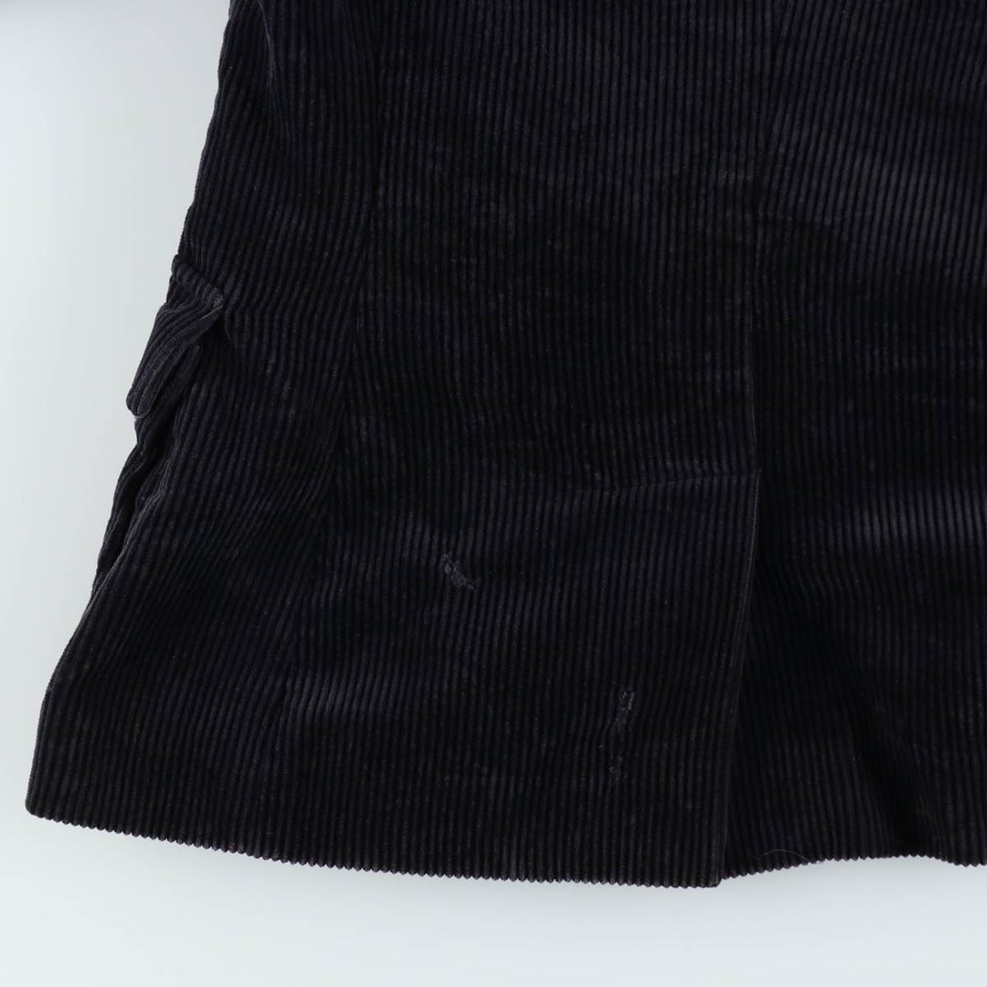 Ralph Lauren corduroy tailored jacket, women's size M (approx.) cotton navy blue type Vintage Second Hand