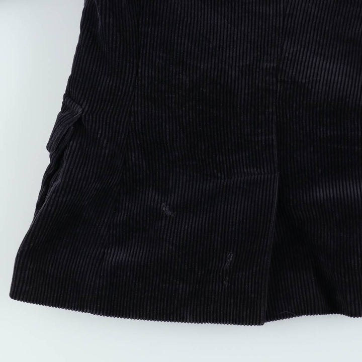 Ralph Lauren corduroy tailored jacket, women's size M (approx.) cotton navy blue type Vintage Second Hand