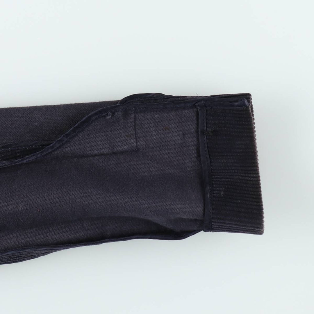 Ralph Lauren corduroy tailored jacket, women's size M (approx.) cotton navy blue type Vintage Second Hand