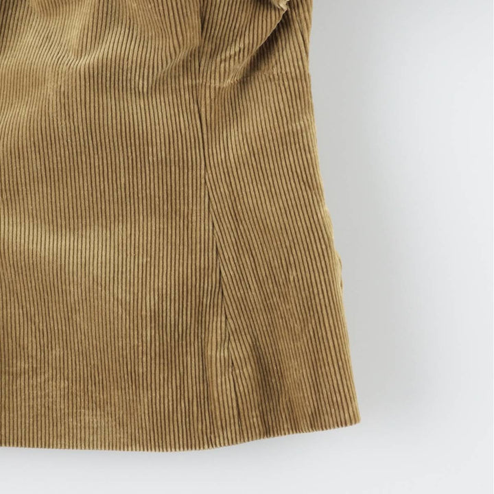 Ralph Lauren corduroy tailored jacket, women's size L (approx.) cotton beige type brown Vintage Second Hand