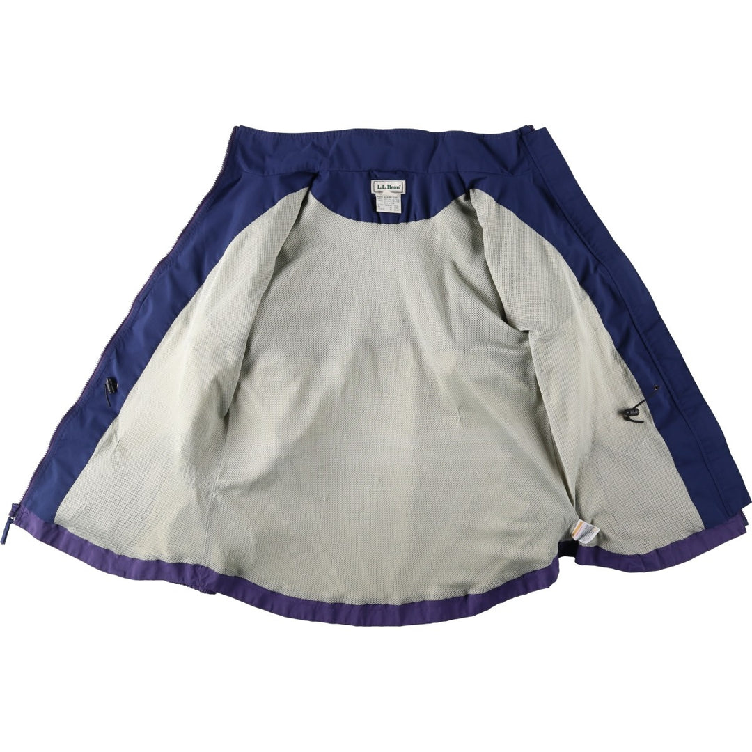 Vintage LLBean windbreaker from the 1990s, women's size L (approx.). polyester purple type Vintage Second Hand