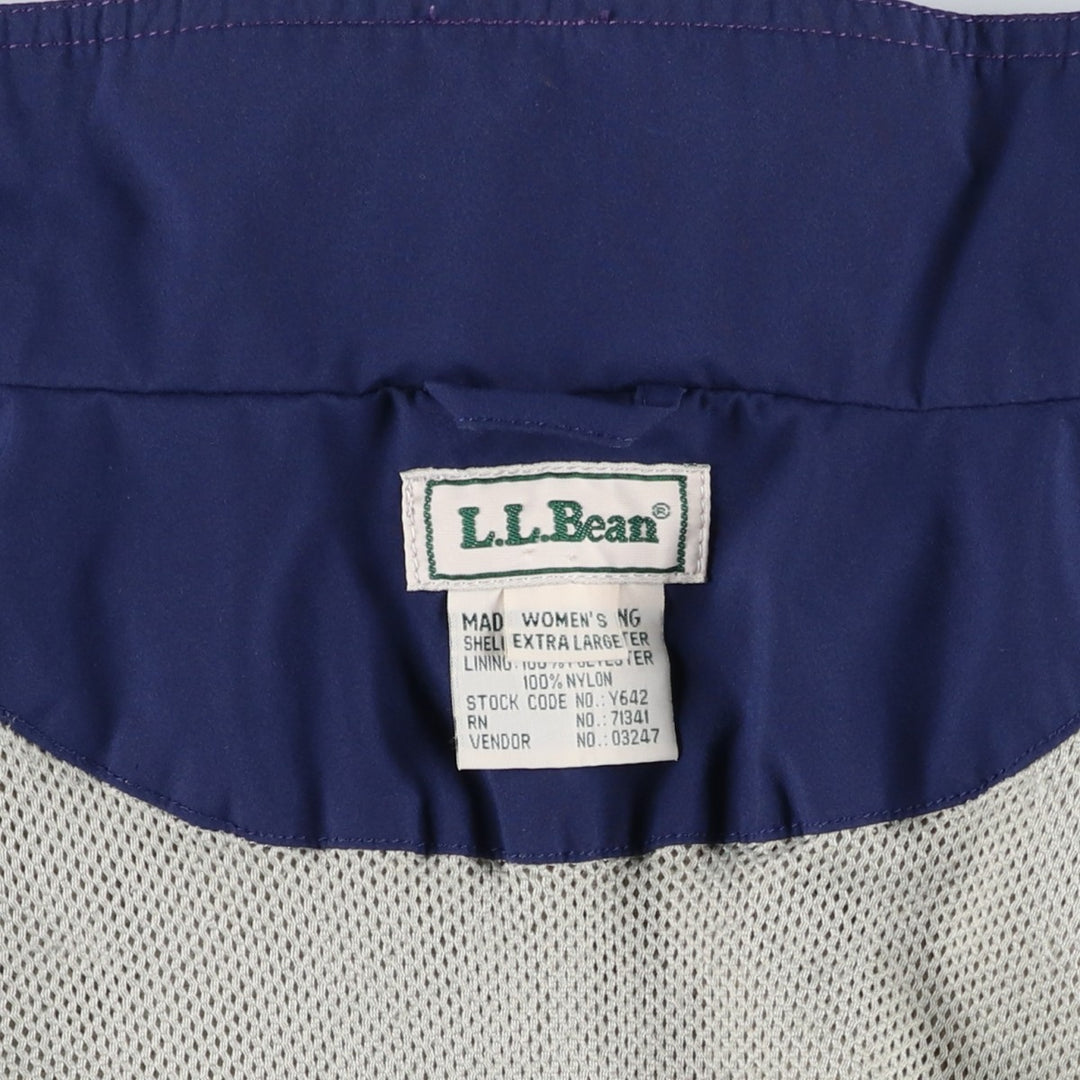 Vintage LLBean windbreaker from the 1990s, women's size L (approx.). polyester purple type Vintage Second Hand