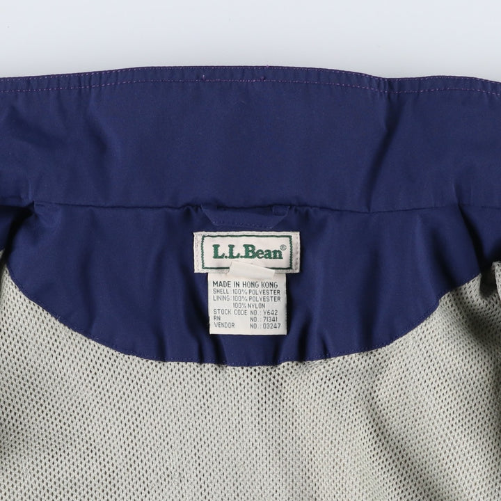 Vintage LLBean windbreaker from the 1990s, women's size L (approx.). polyester purple type Vintage Second Hand