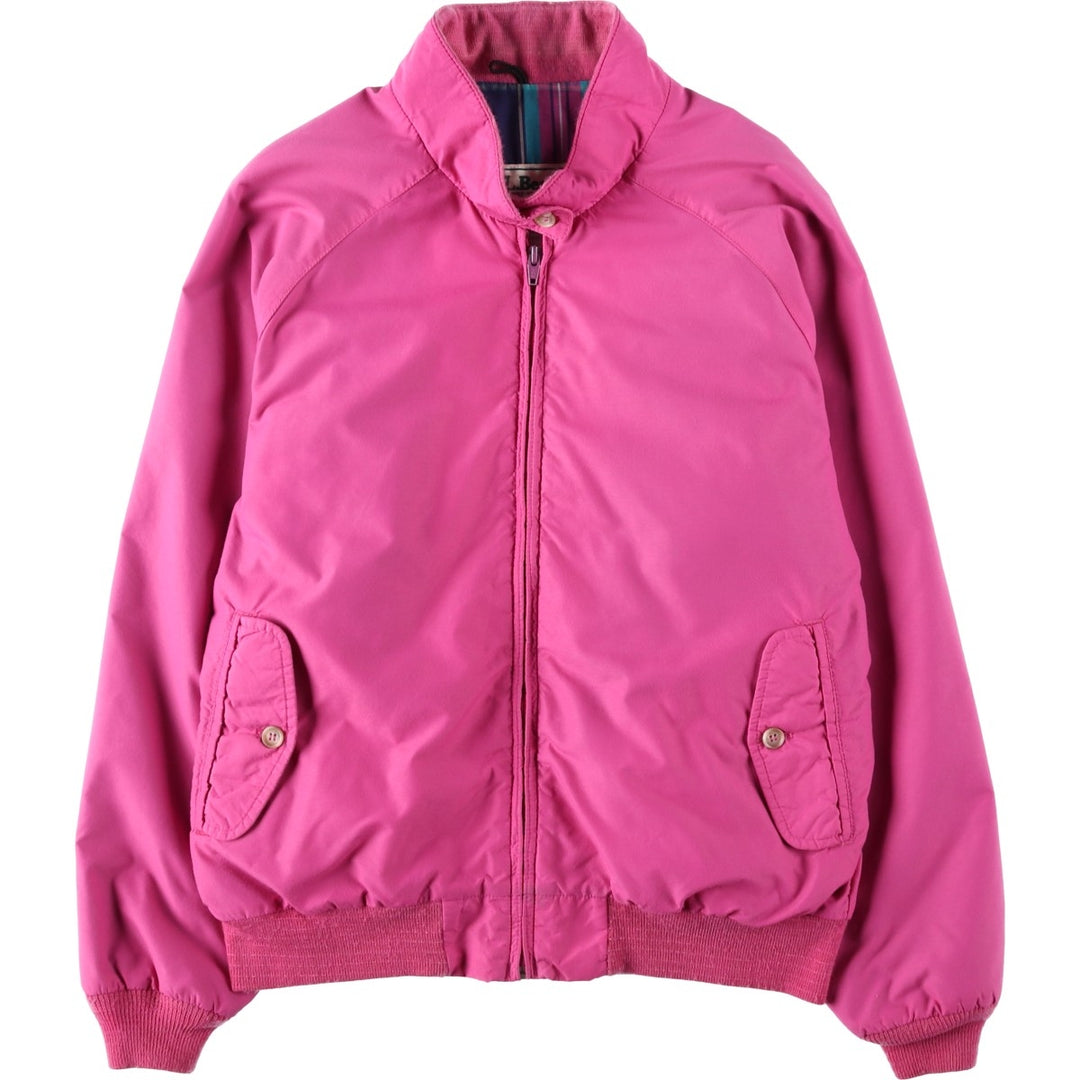 70s-80'S LL Bean Harrington Jacket Swing Top, Made in USA, Women's Size L (approx.), Vintage Nylon pink type Vintage Second Hand