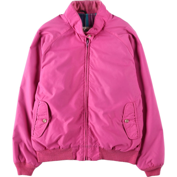 70s-80'S LL Bean Harrington Jacket Swing Top, Made in USA, Women's Size L (approx.), Vintage Nylon pink type Vintage Second Hand