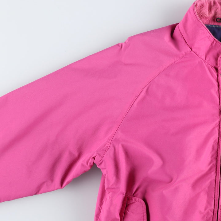 70s-80'S LL Bean Harrington Jacket Swing Top, Made in USA, Women's Size L (approx.), Vintage Nylon pink type Vintage Second Hand