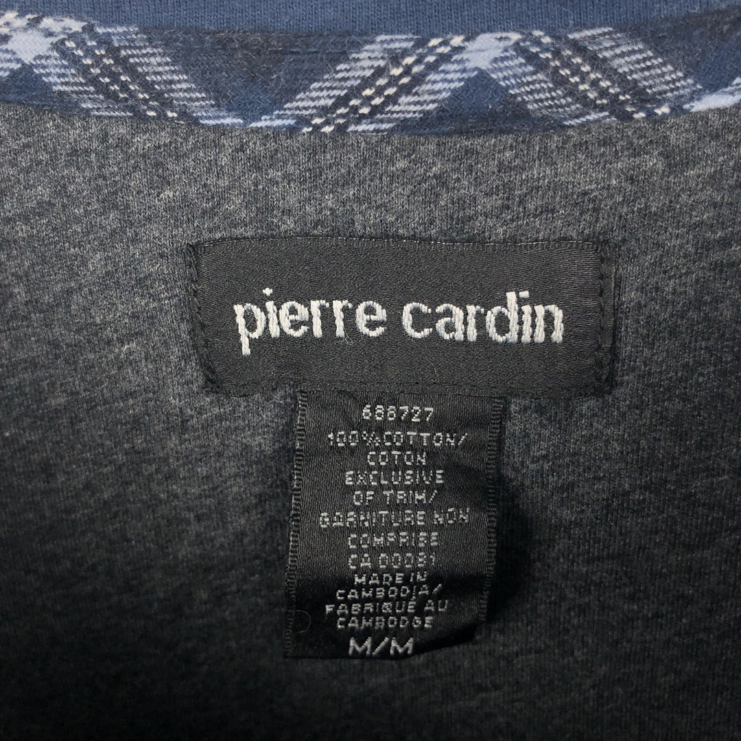 Pierre Cardin Long-Sleeve T-Shirt (Men's Size M) cotton Charcoal Vintage Second Hand