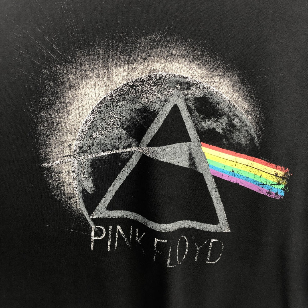 PINK FLOYD Long-Sleeve Band T-Shirt (Men's XL equivalent) cotton black type Vintage Second Hand