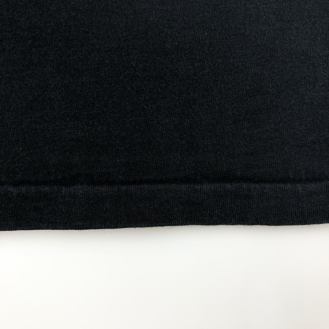 THINKINGMAN Long-Sleeve T-Shirt, Made in USA, Men's XL Equivalent cotton black type Vintage Second Hand