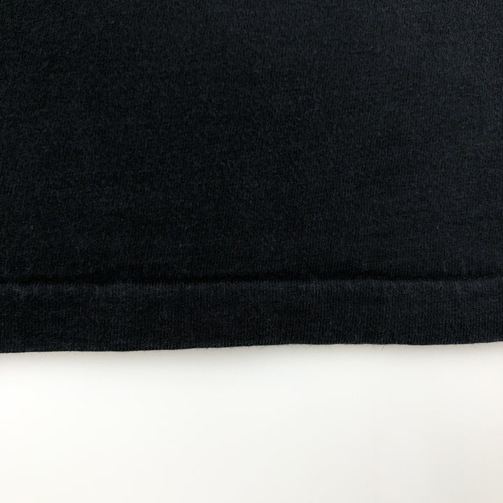 THINKINGMAN Long-Sleeve T-Shirt, Made in USA, Men's XL Equivalent cotton black type Vintage Second Hand