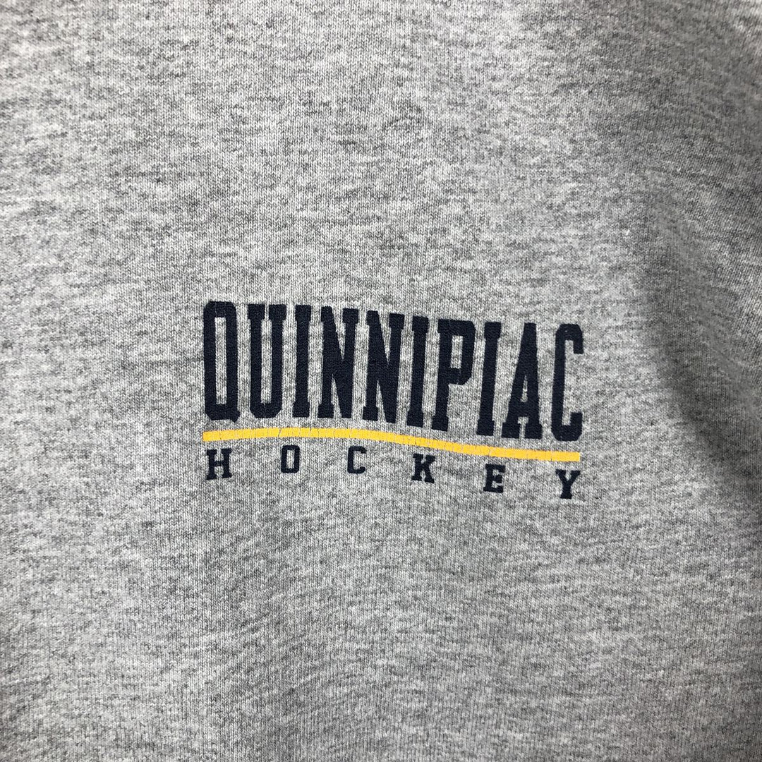 Jansport College Long-Sleeve T-Shirt, Made in USA, Men's Size XL (approx.) cotton gray type Vintage Second Hand