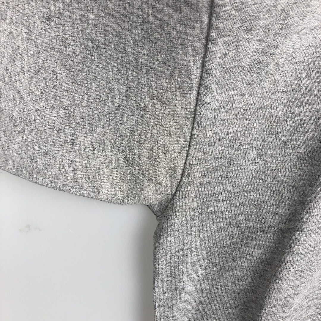 Jansport College Long-Sleeve T-Shirt, Made in USA, Men's Size XL (approx.) cotton gray type Vintage Second Hand