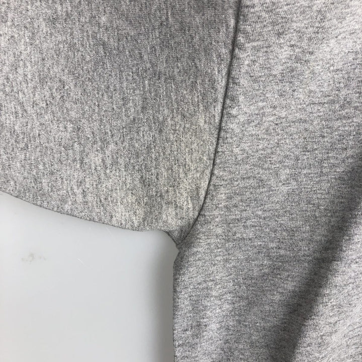 Jansport College Long-Sleeve T-Shirt, Made in USA, Men's Size XL (approx.) cotton gray type Vintage Second Hand