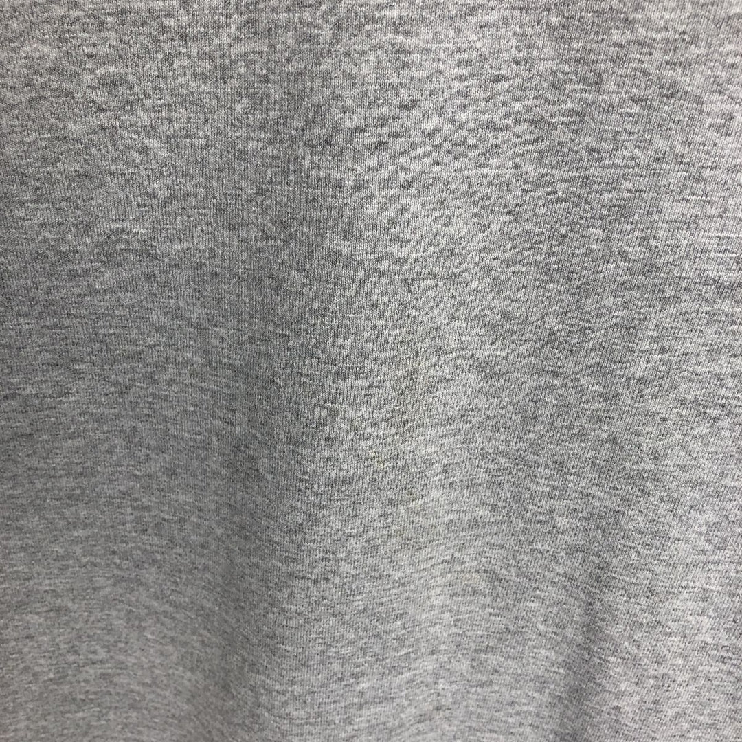 Jansport College Long-Sleeve T-Shirt, Made in USA, Men's Size XL (approx.) cotton gray type Vintage Second Hand